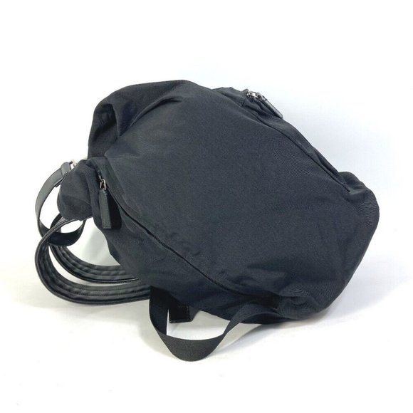 GUCCI 019.0585 logo Backpack Nylon / Leather Black main image 4